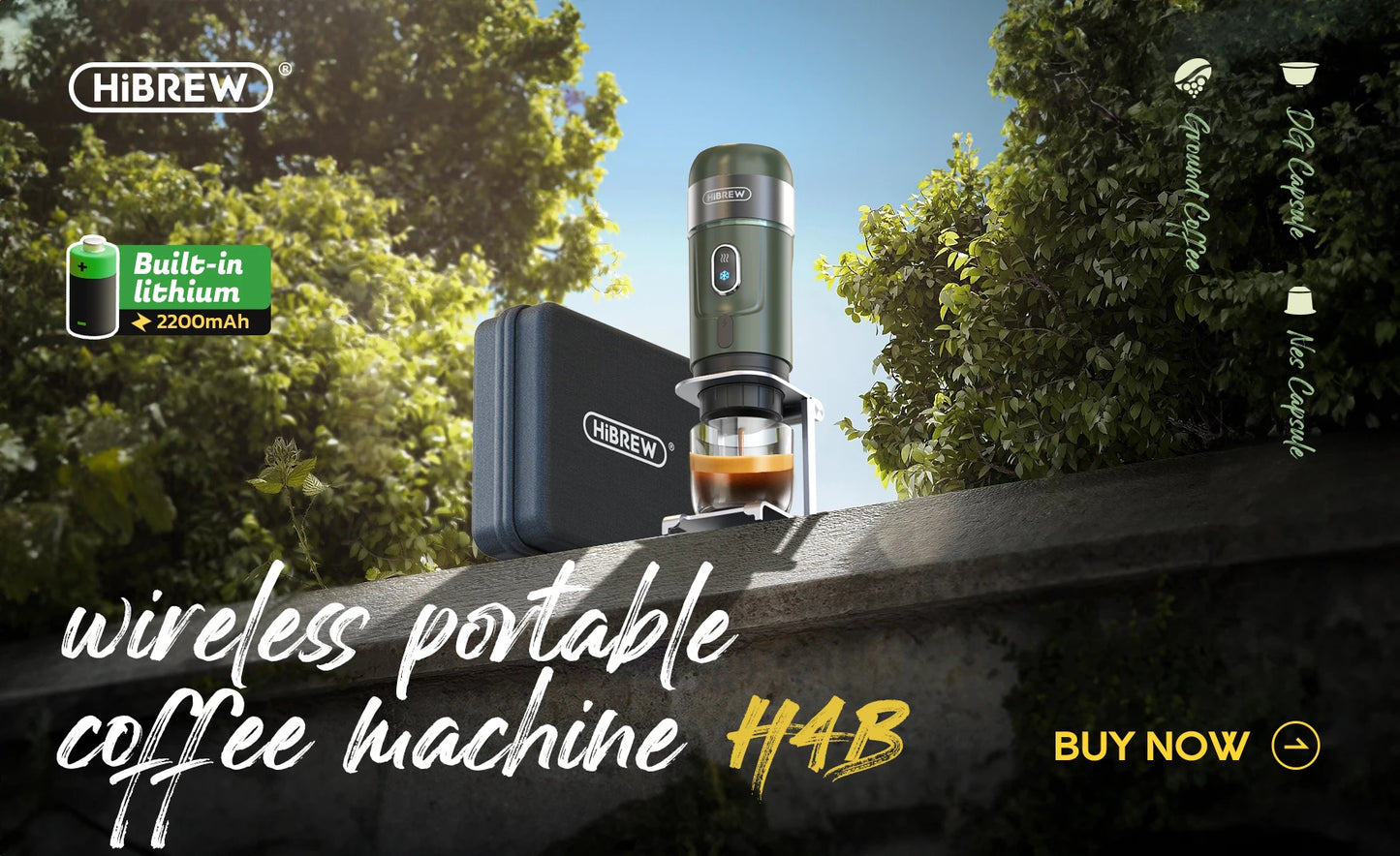 Portable Espresso Machine for Car & Home | 12V Travel Coffee Maker