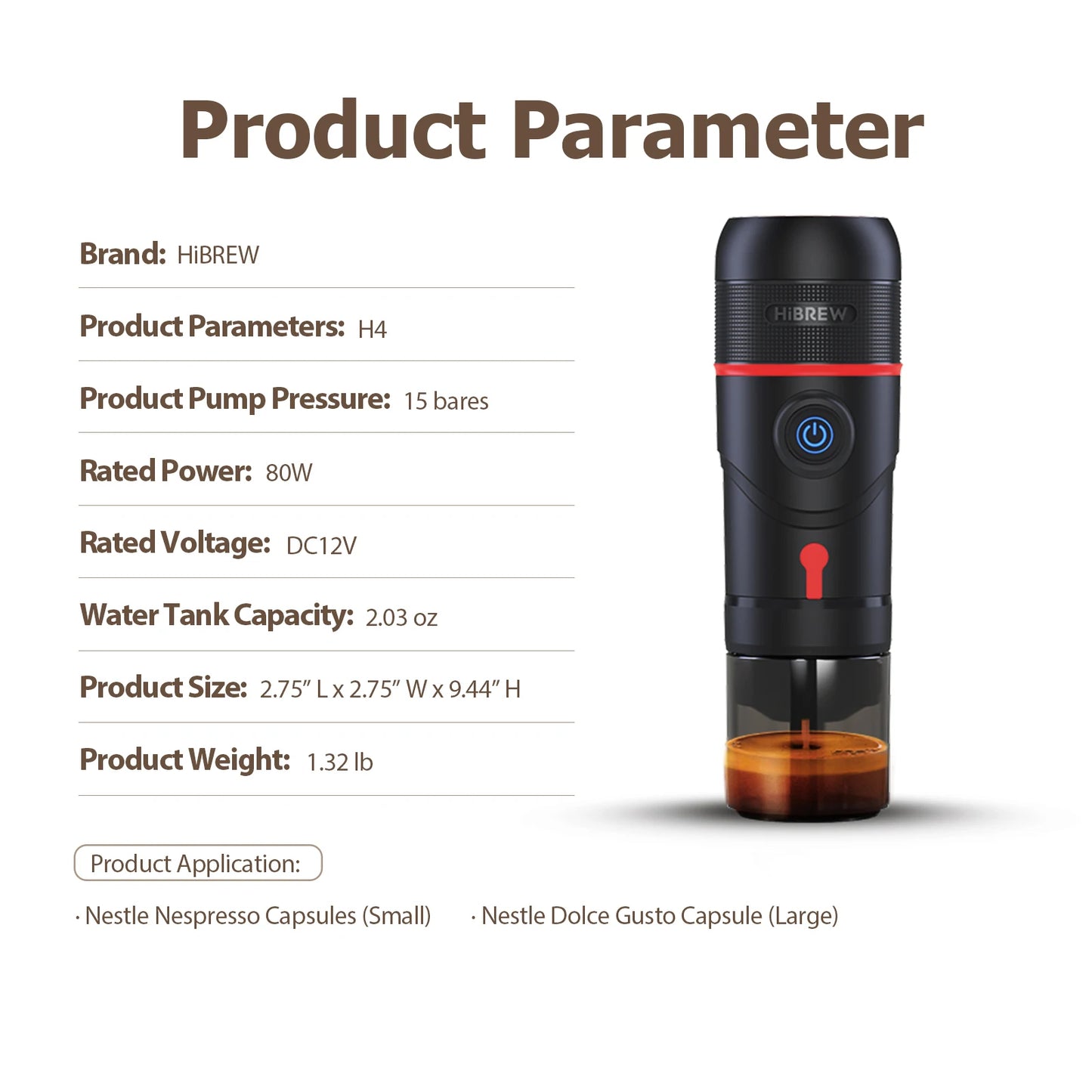 Portable Espresso Machine for Car & Home | 12V Travel Coffee Maker