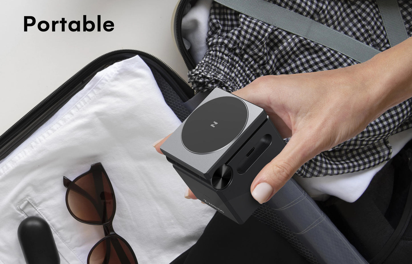 3-in-1 Charging Station Multiple Devices Apple, MagSafe Portable Charger iPhone Wireless Stand, Travel Charger for iPhone