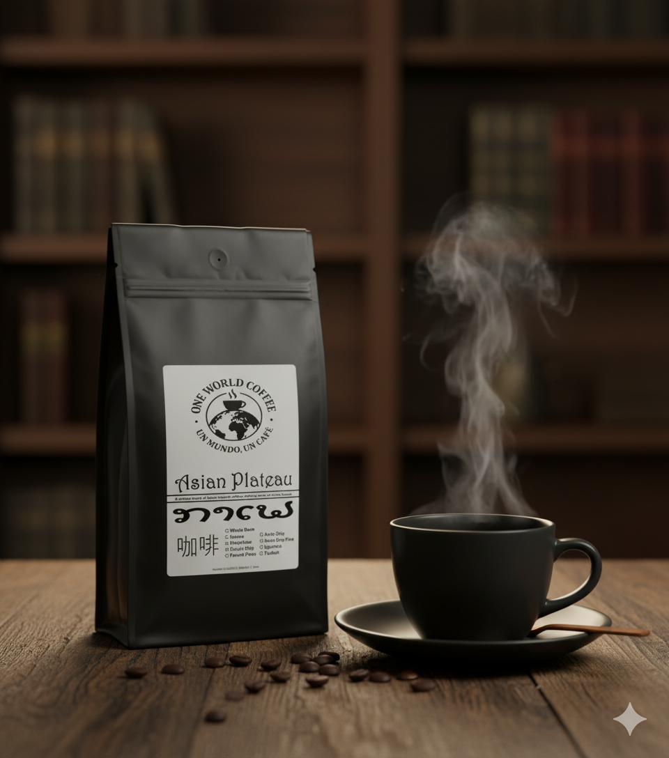 Asian Plateau Blend Coffee - One World Coffee, Un Mundo Un Cafe