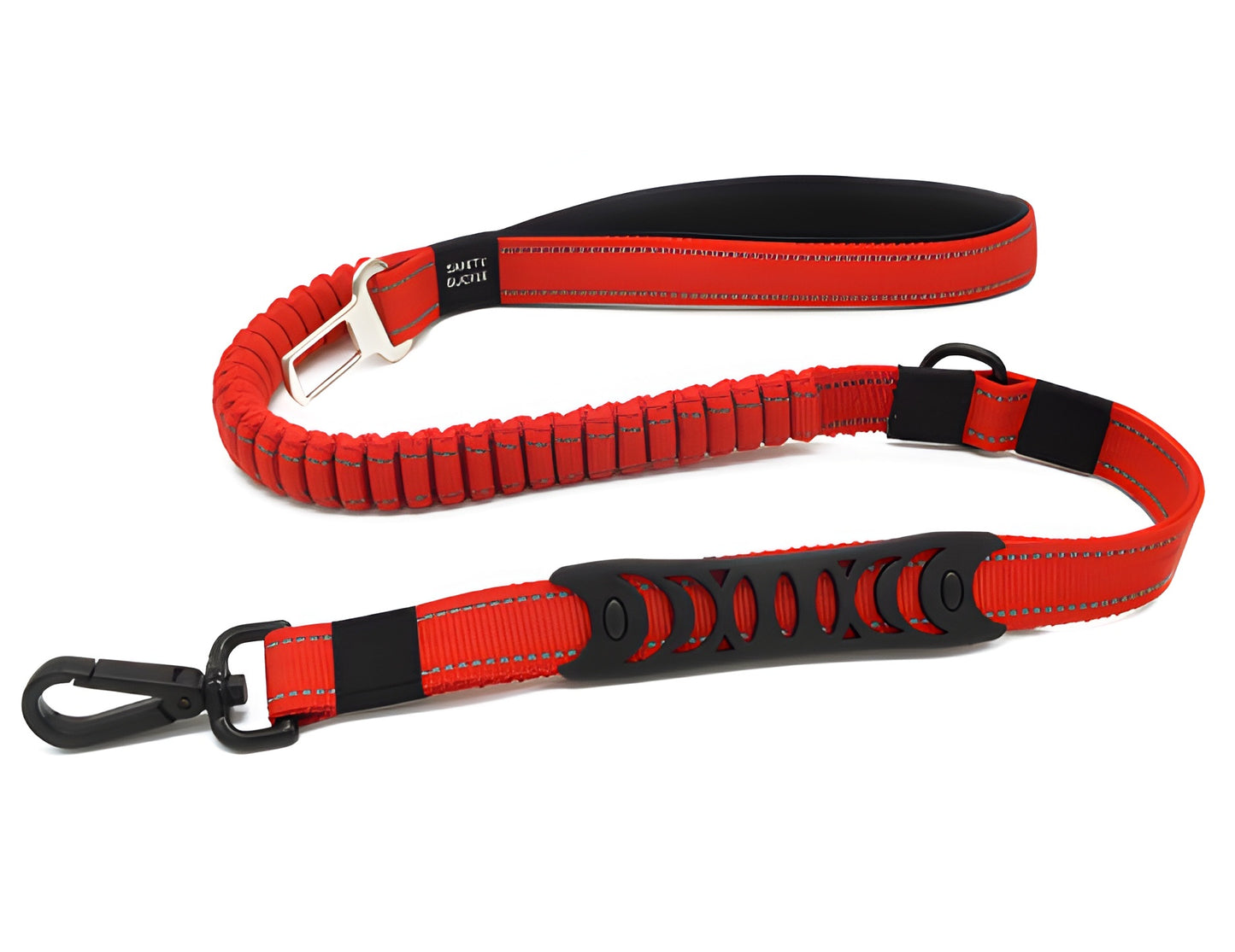 Reflective Bungee Dog Leash & Magnetic Dog Collar with LED Light – Safety & Comfort for Every Walk!