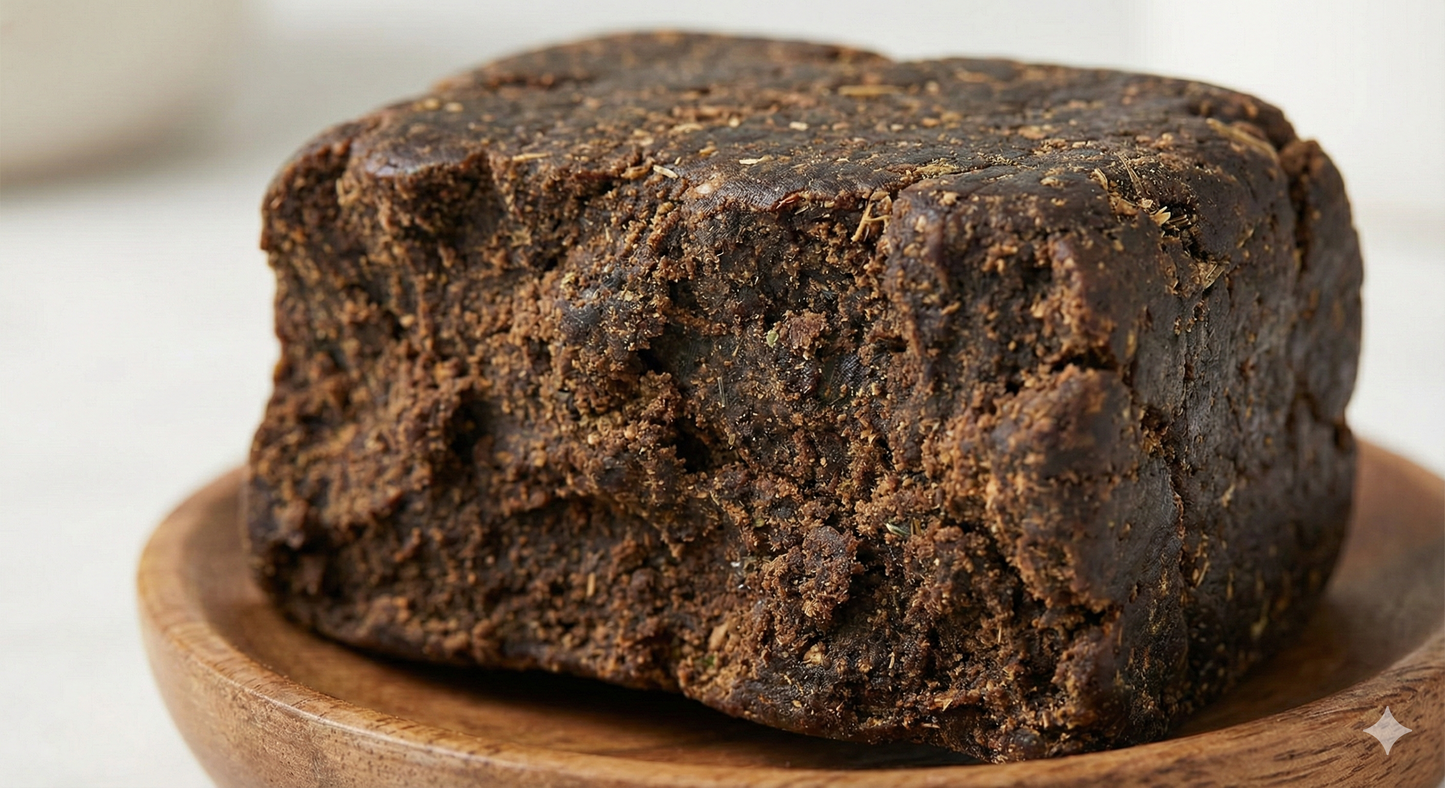 Raw African Black Soap Bar Set (6 Bars), Face and Body Cleanser