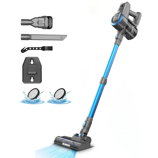 Best Cordless Upright Vacuum Cleaner for Pet Hair 2025 Lightweight Stick Vacuum with 20Kpa Suction