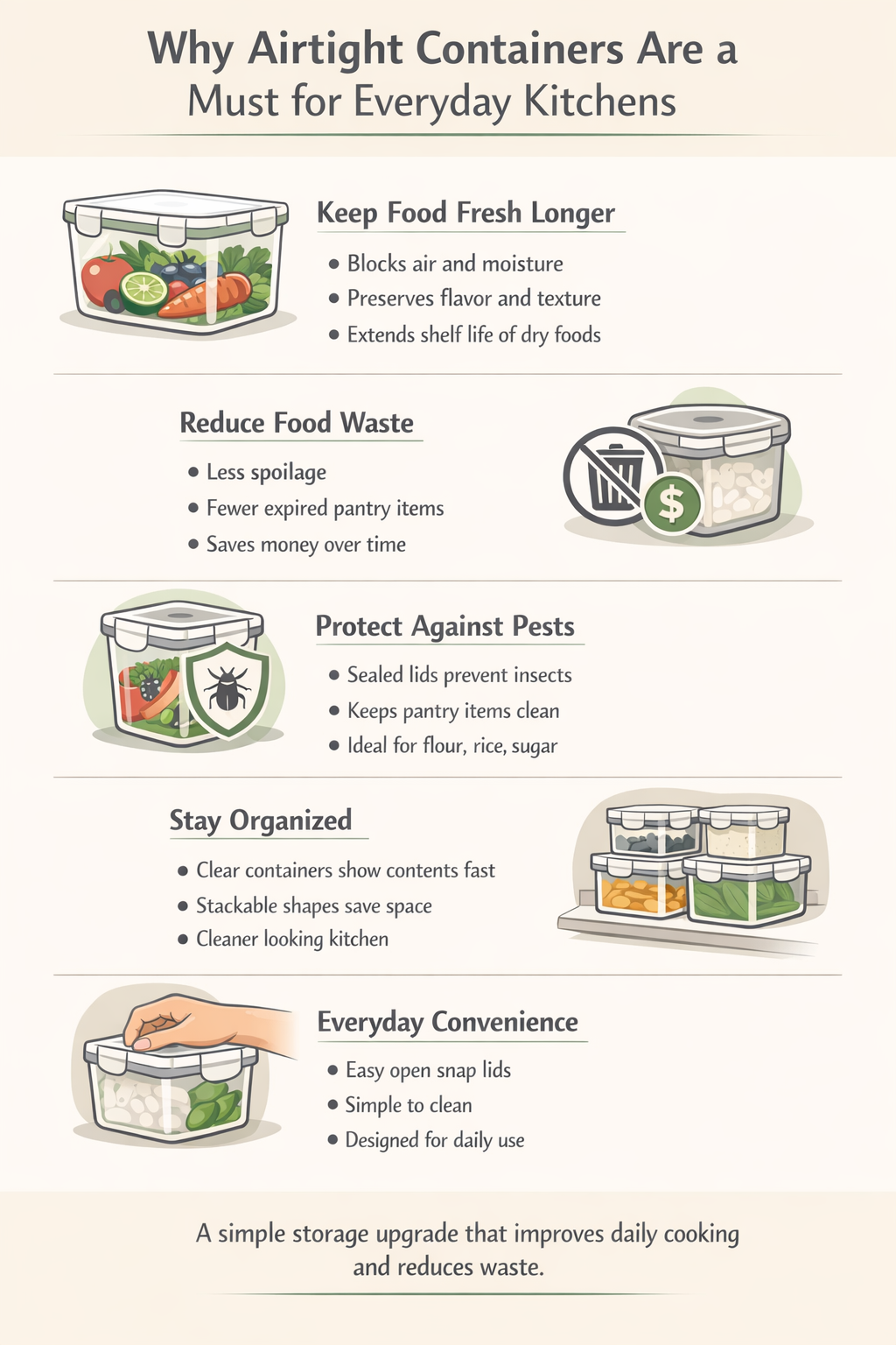 Airtight Food Storage Container Kitchen Must Have