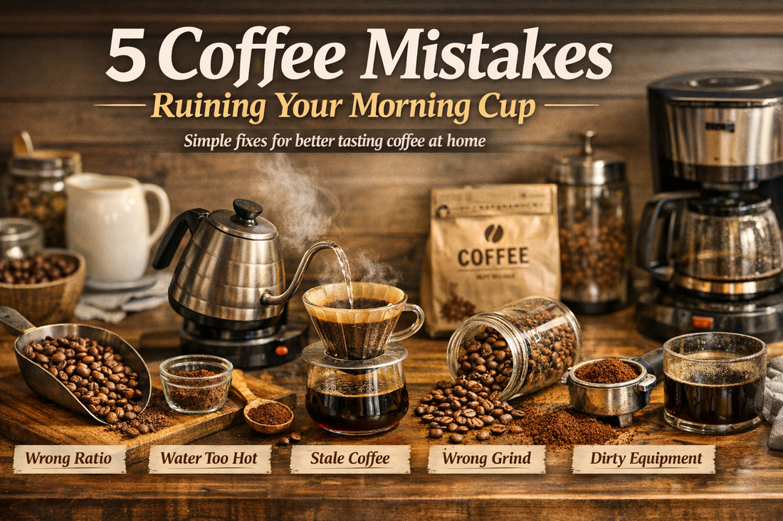5 Coffee Mistakes Ruining Your Morning Cup