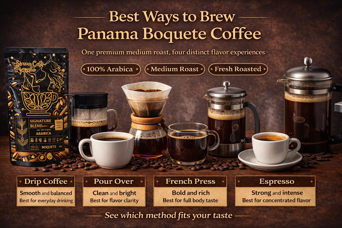 Panama Boquete coffee brewing guide