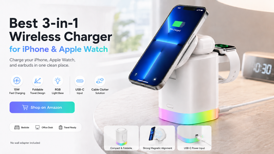 Best 3-in-1 Wireless Charger for iPhone and Apple Watch