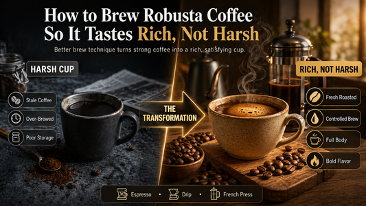 How to Brew Robusta Coffee So It Tastes Rich, Not Harsh