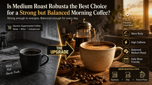 Is Medium Roast Robusta the Best Choice for a Strong but Balanced Morning Coffee?