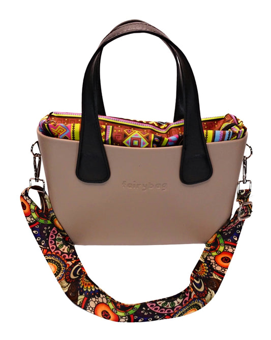 Small Waterproof EVA Handbag with PU Leather Strap Lightweight, durable, and stylish tote perfect for beach days, shopping, travel, or everyday use