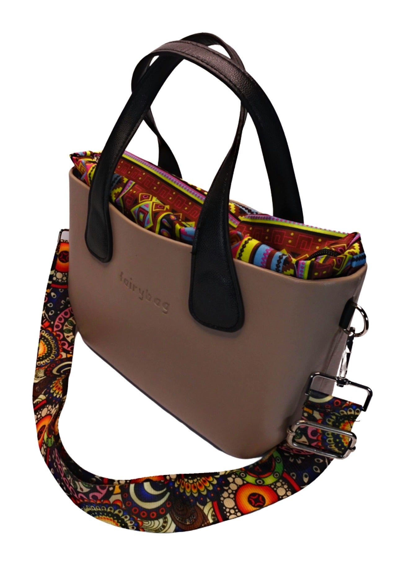 Small Waterproof EVA Handbag with PU Leather Strap Lightweight, durable, and stylish tote perfect for beach days, shopping, travel, or everyday use