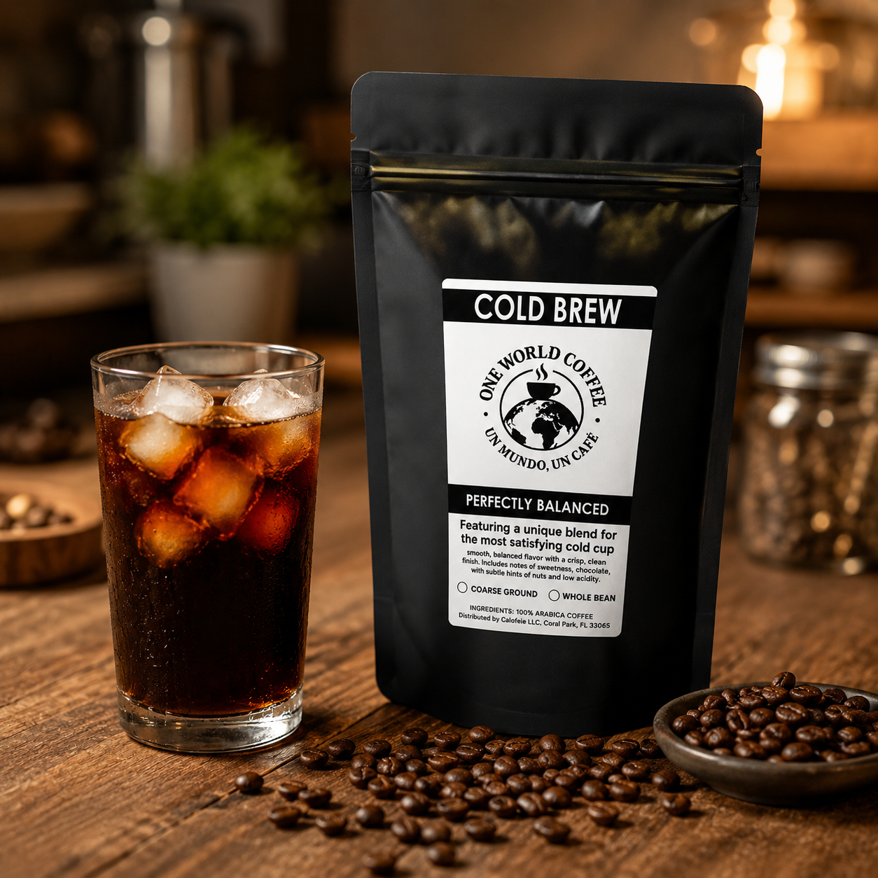 Cold Brew Extra Dark coffee flavor profile with deep earth notes